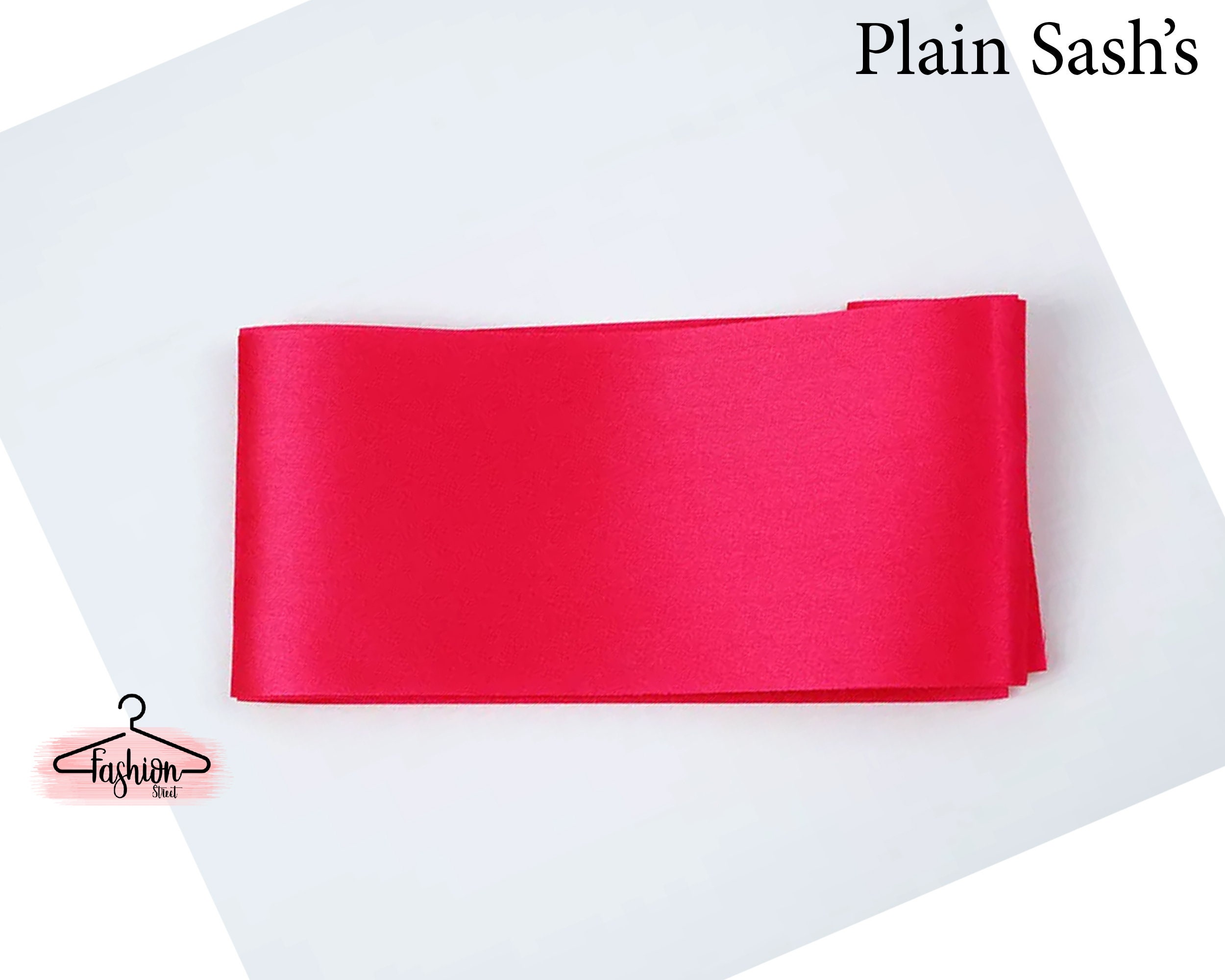 Plain Sash Blank Sash Ribbon Sashes Decorate Sash Satin Sash Etsy