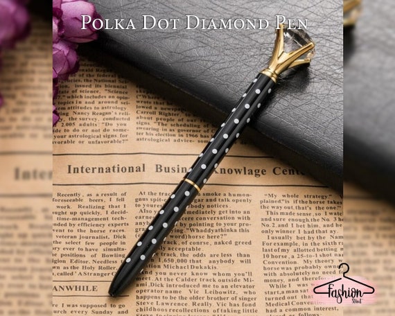 Polka Dot Diamond Pens