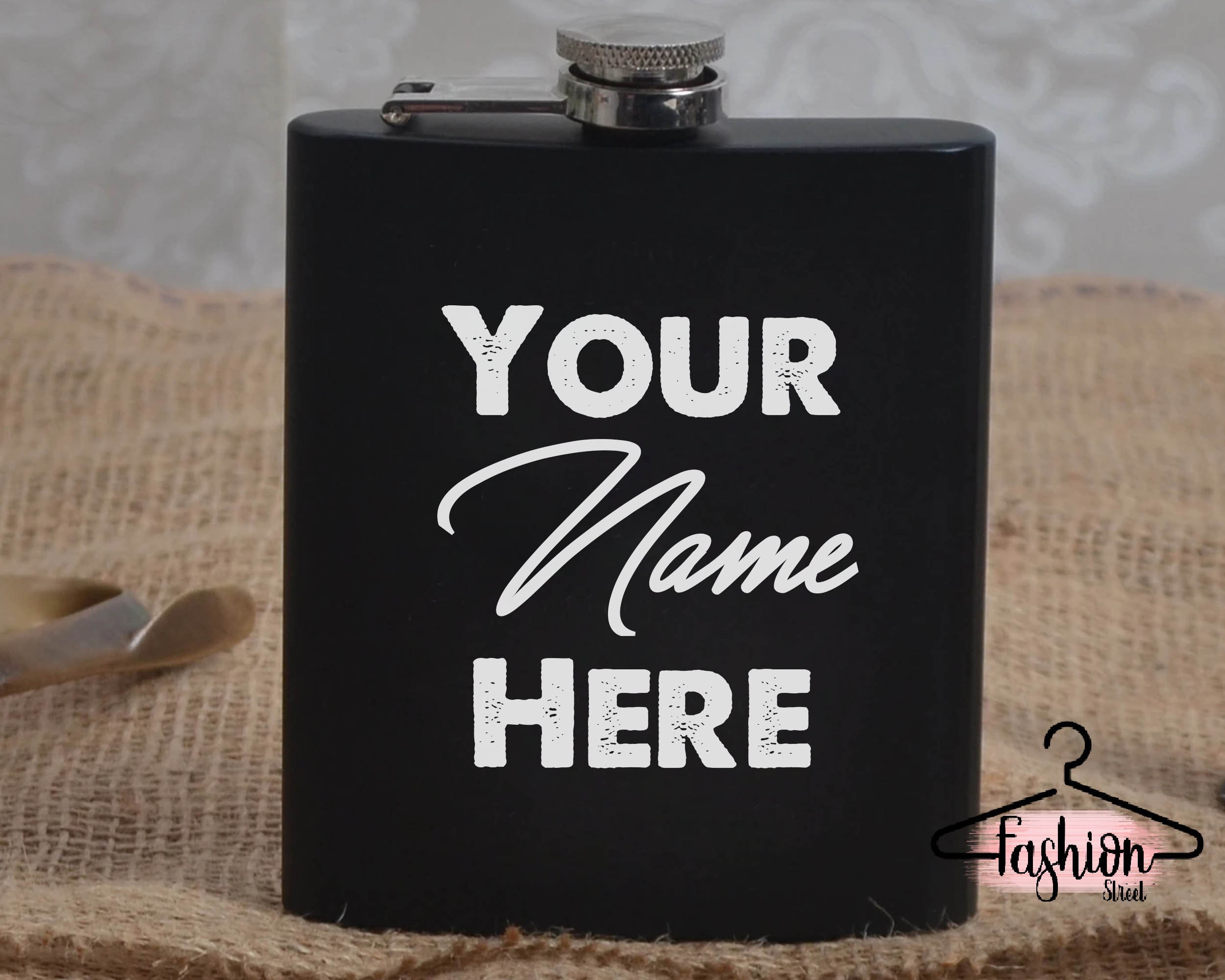 Custom Flask Personalized Flask Custom Design Flask Engraved Etsy