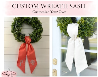 Wreath Sash - All Weather Fabric