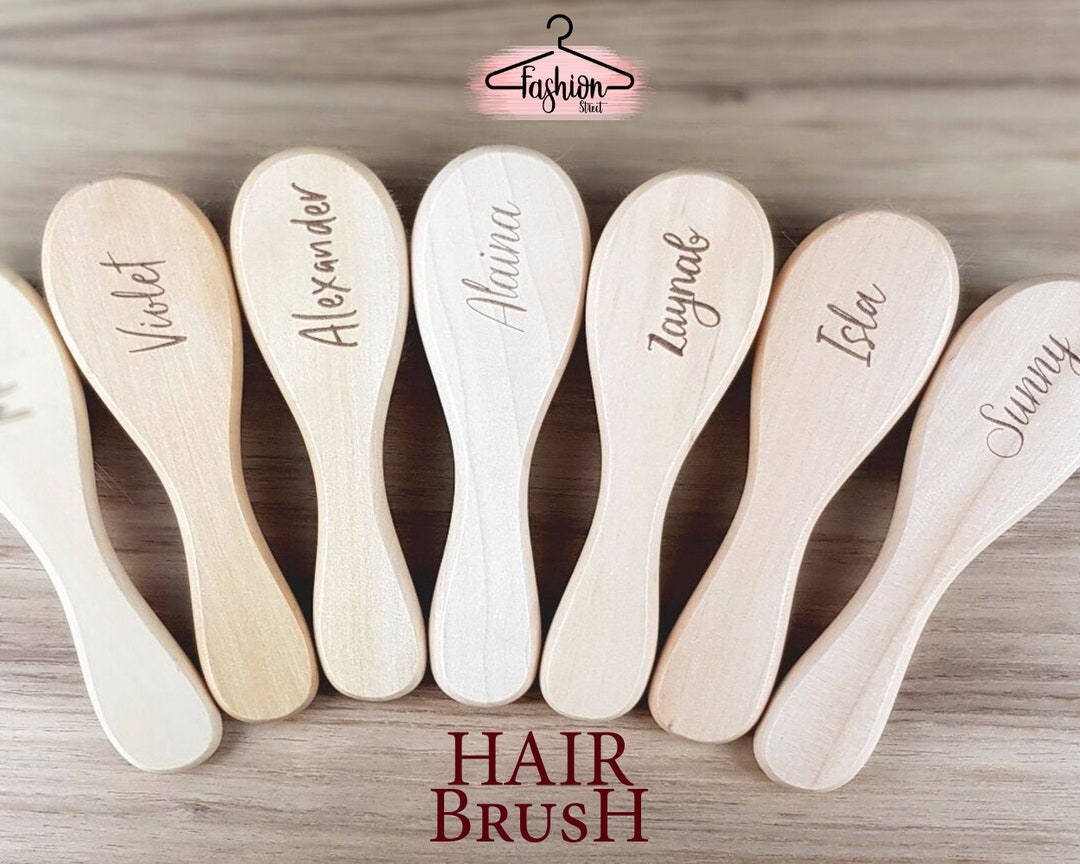 Personalized Baby Hair Brush Customized Baby Hair Brush Baby Etsy