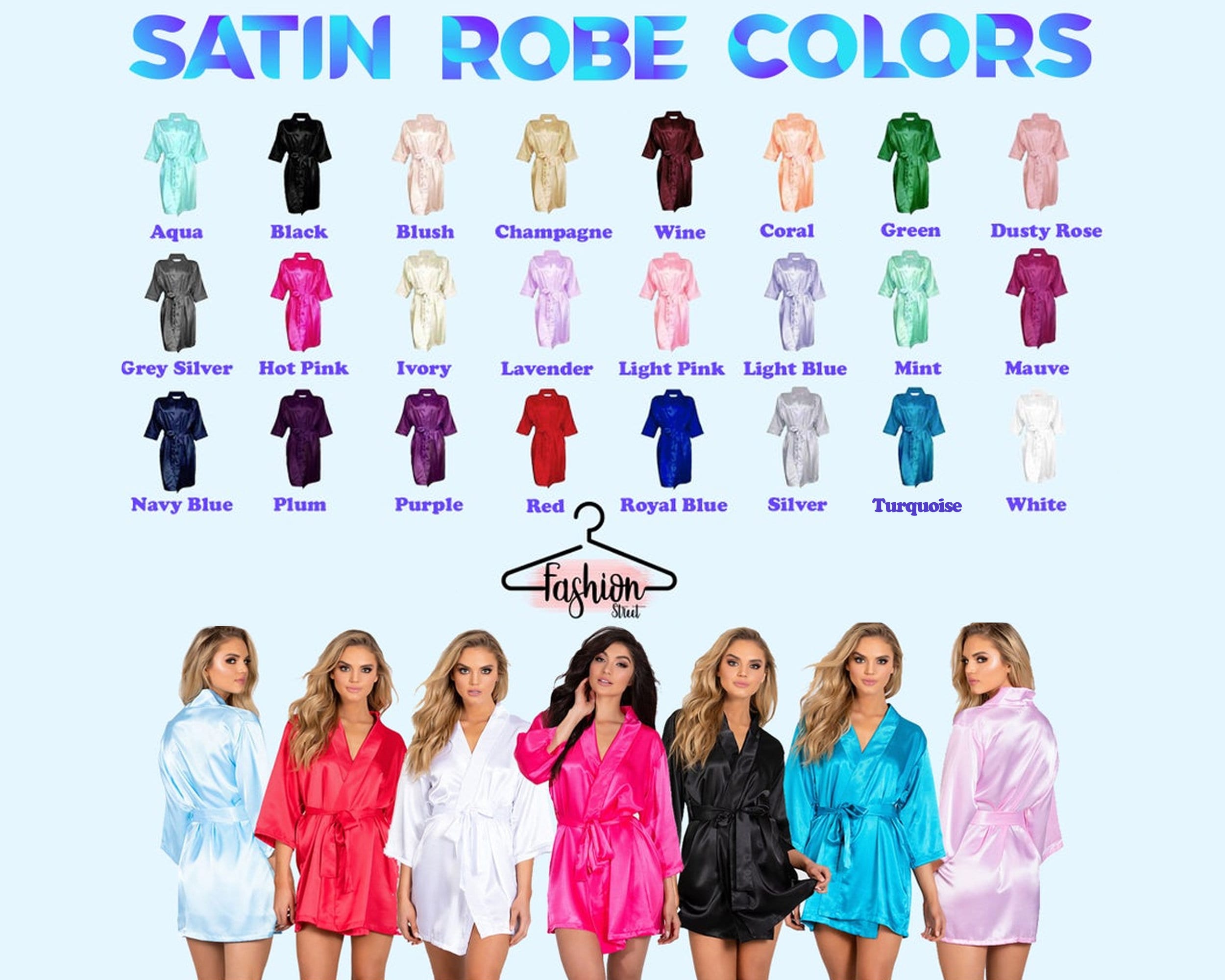 Personalized Robes Bridal Robes Customize Robe Custom Robe Etsy