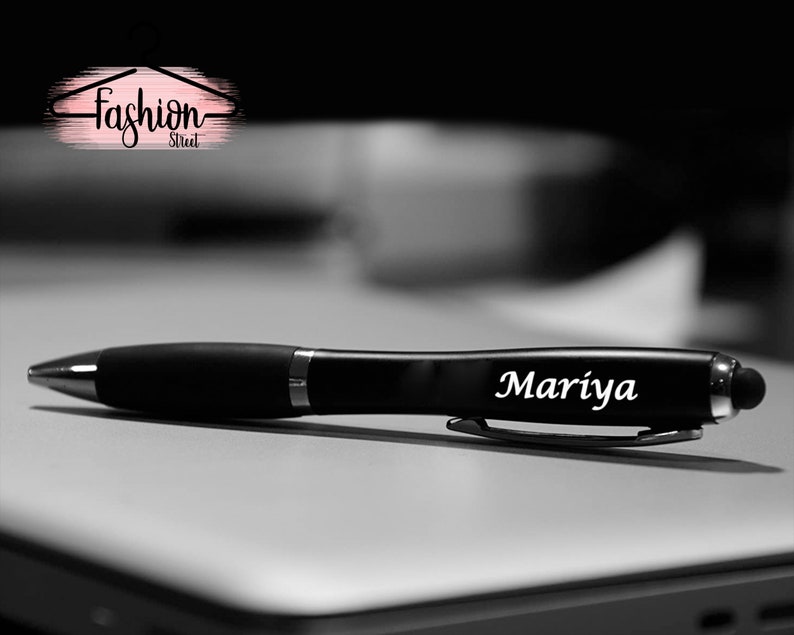Customized Multi Color LED Pens Personalized LED Pen with Stylus Custom Name Pens Light Up Pens Birthday Pens Teacher/'s Gift for and Writers