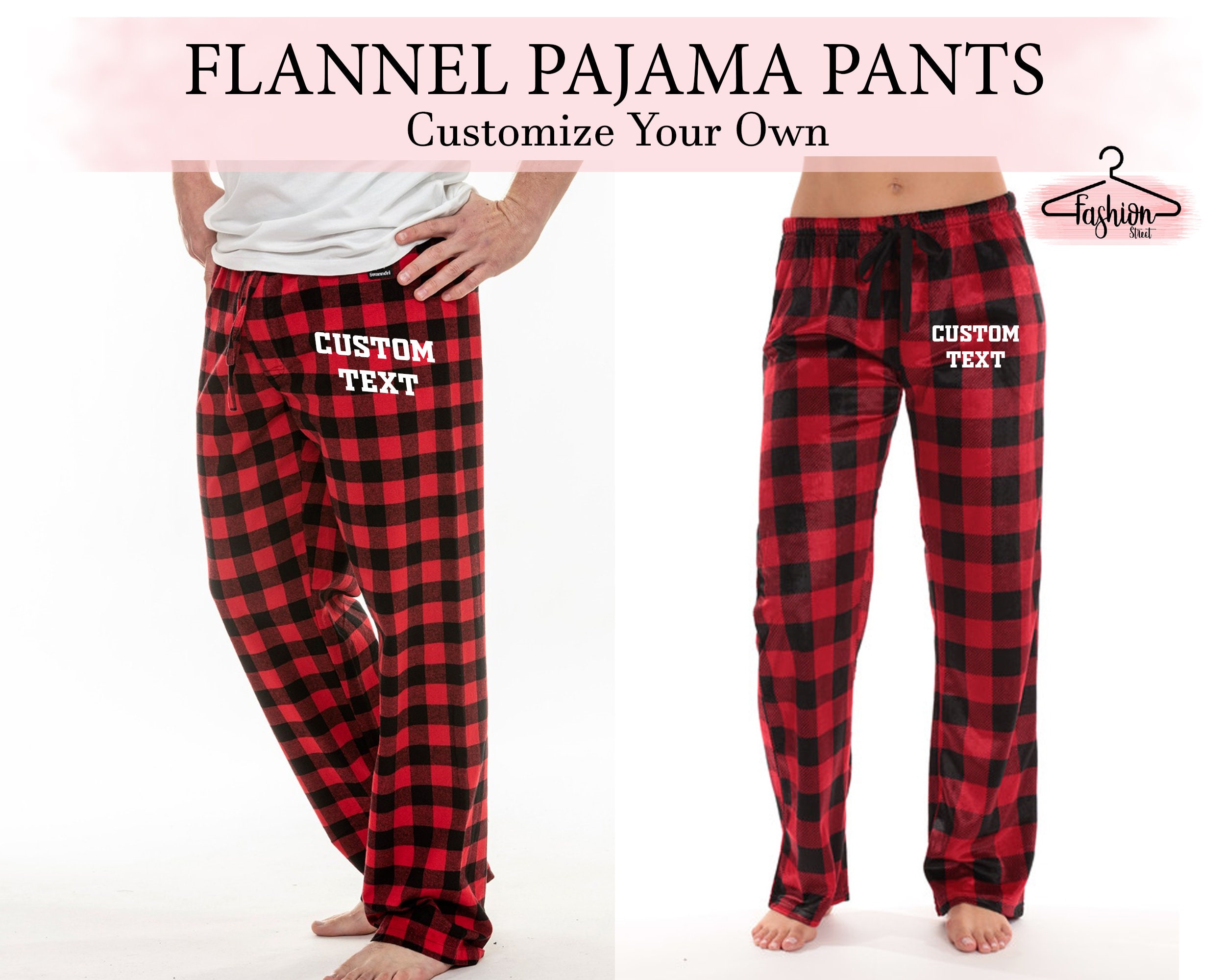 Plaid Pajama Pants -  UK