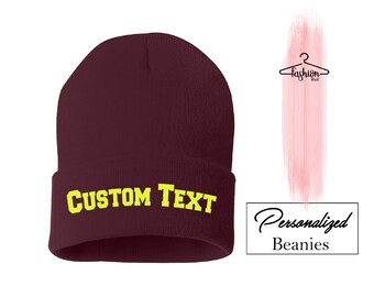 Personalized Beanie - Etsy Singapore