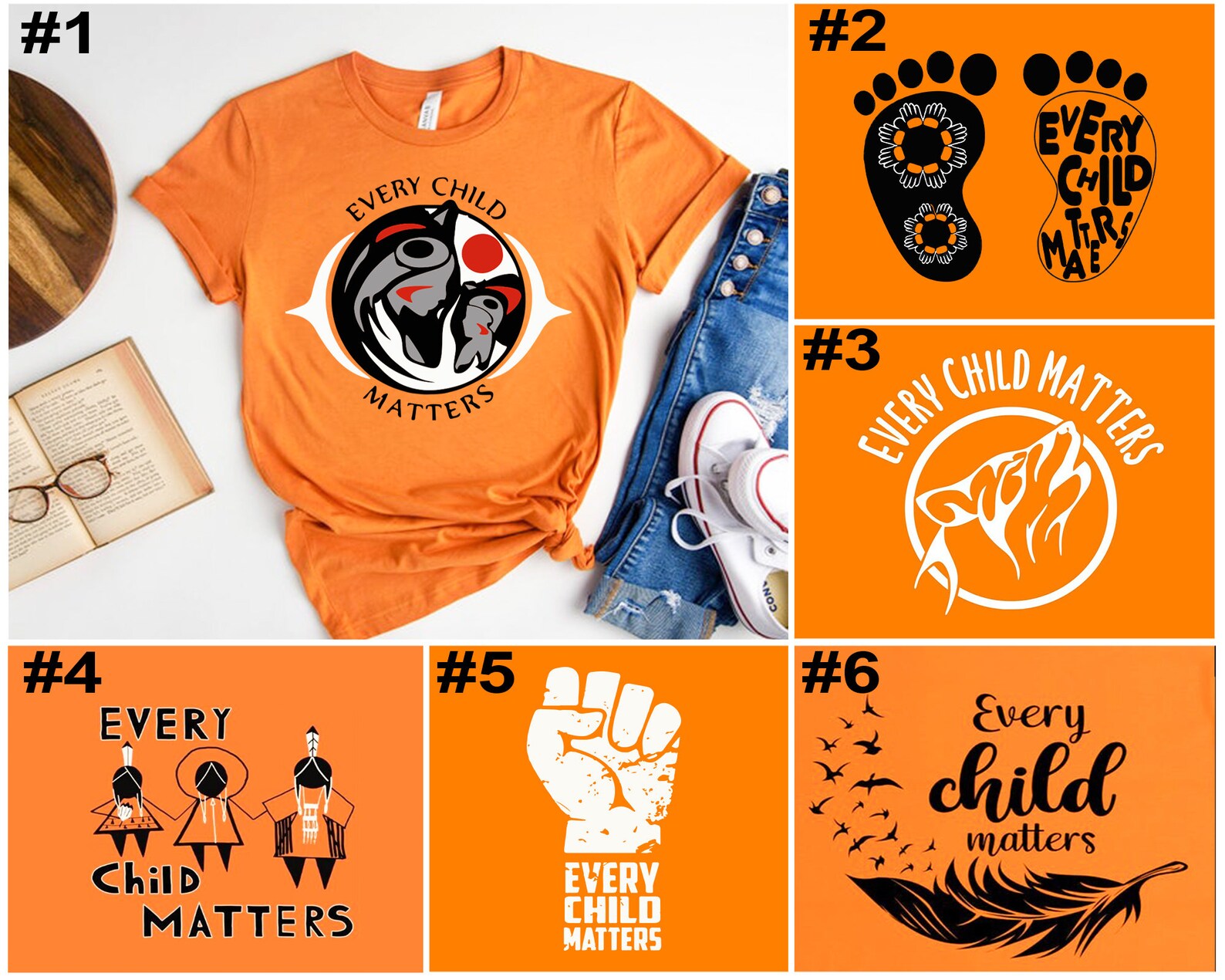 orange shirt that supports indigenous