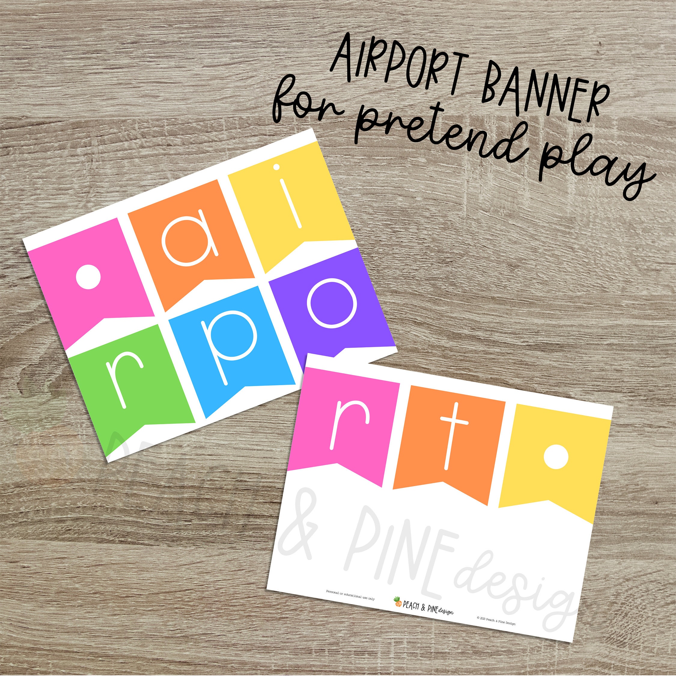 Airport Pretend Play Bundle - Printable | Digital Download | Instant ...