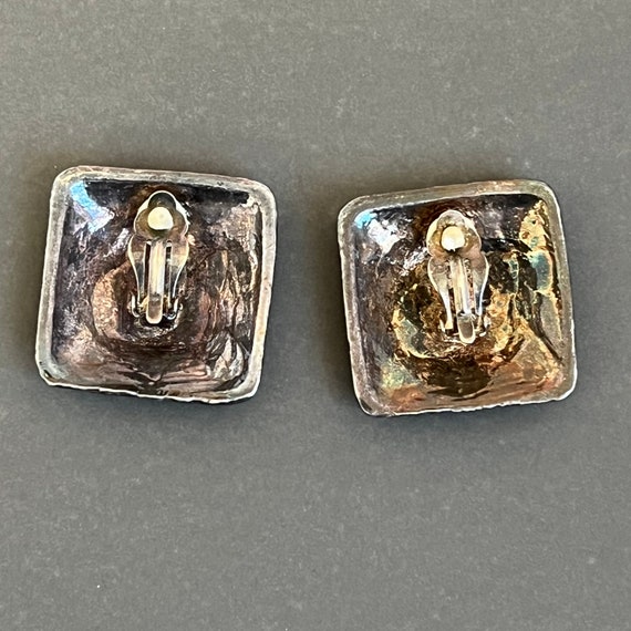 Vintage clip on earrings - image 6