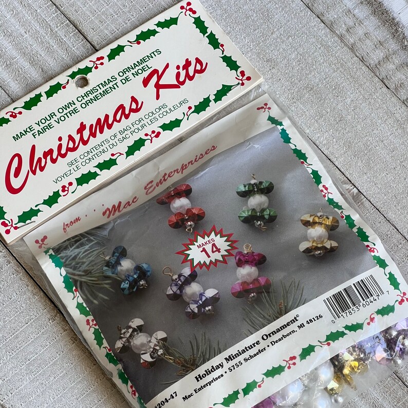 Vintage Christmas Craft Kit Etsy
