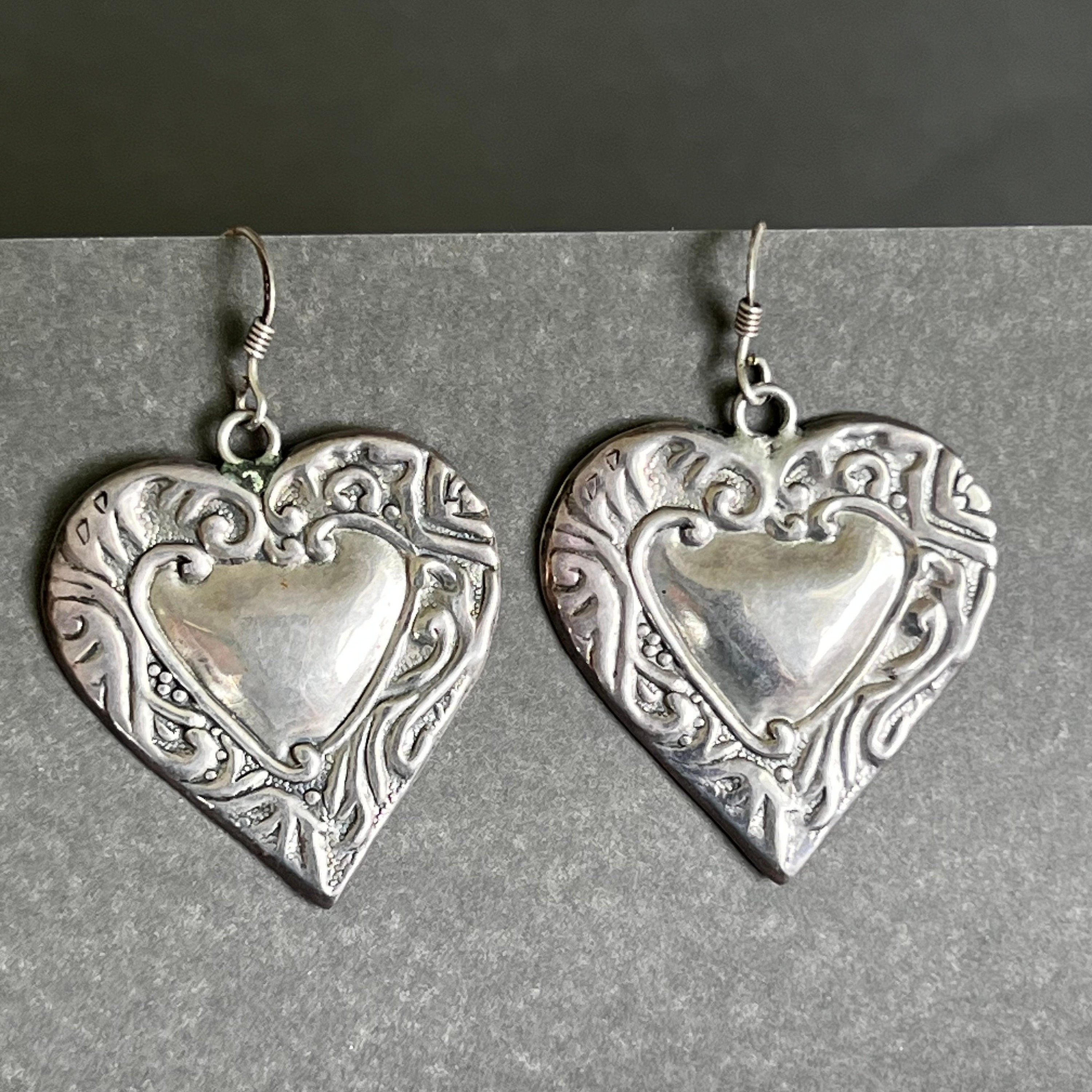 Vintage Silver Evie Earrings main image 1