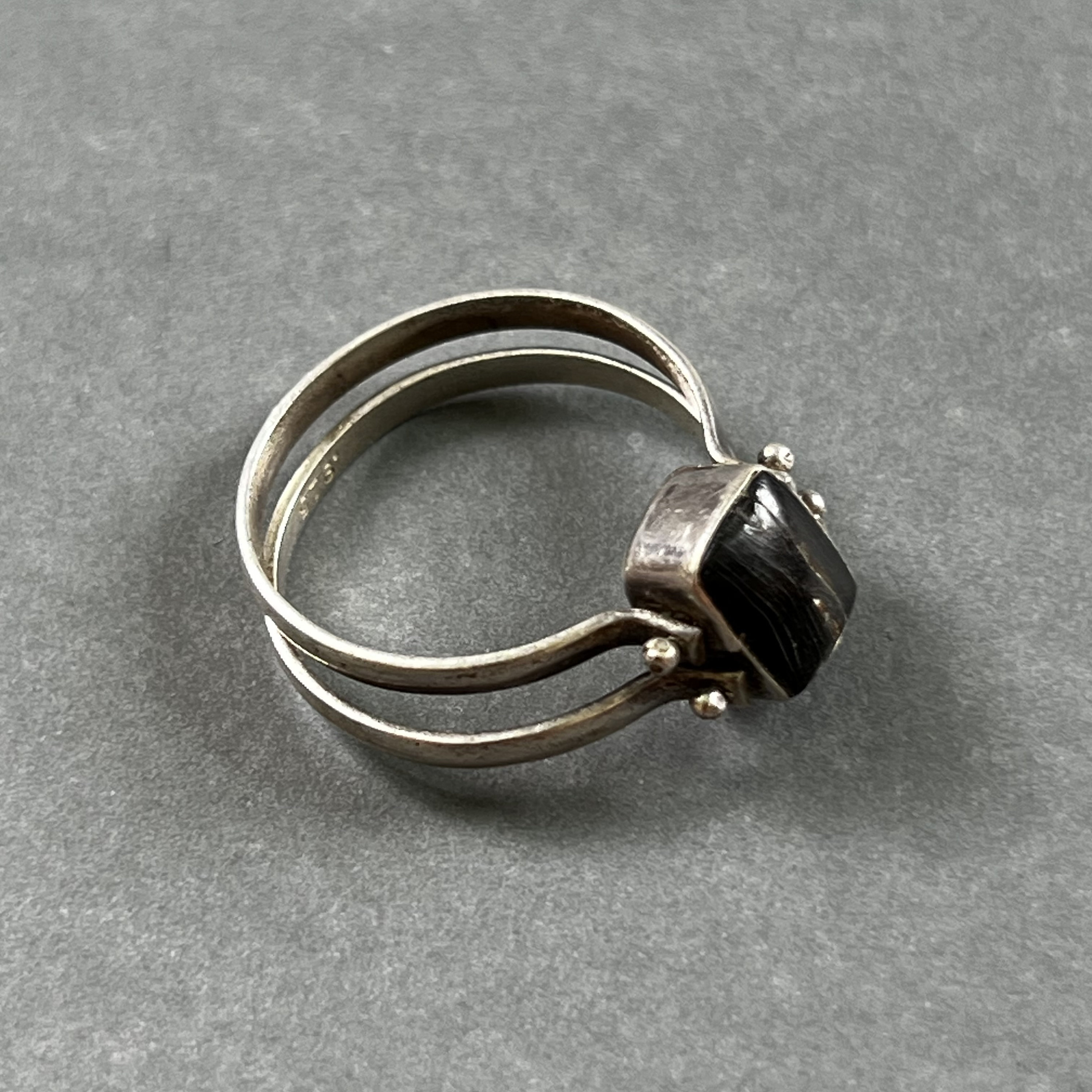 Vintage Sterling Silver Ring - Etsy