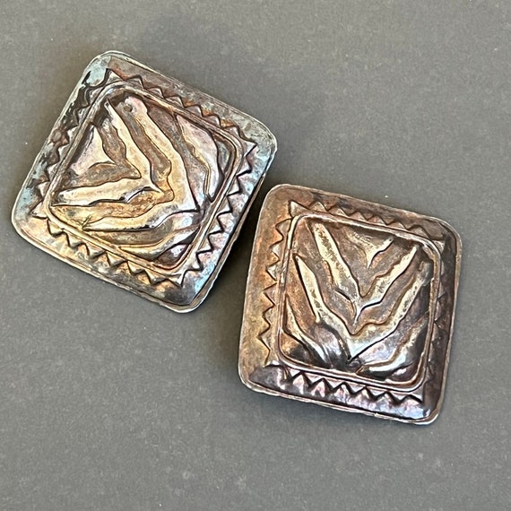 Vintage clip on earrings - image 2