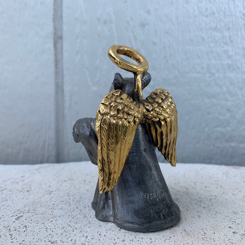 Michael Ricker Pewter Christmas Ornaments Angel Coir Bear Etsy