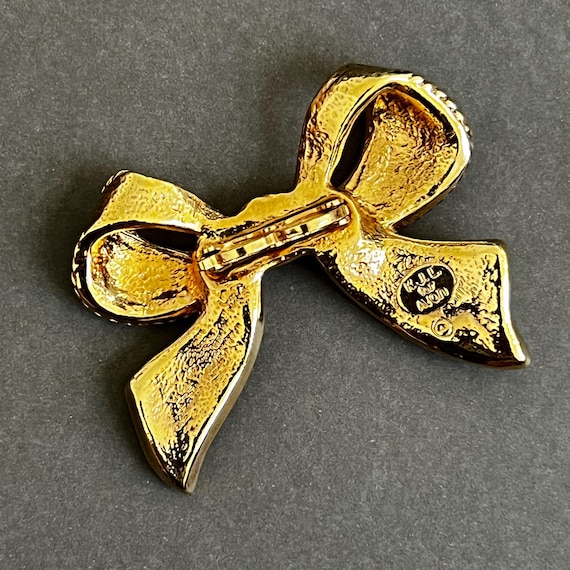 Kenneth Jay Lane Bolo Slide Scarf Clip KJL Vintage - image 4