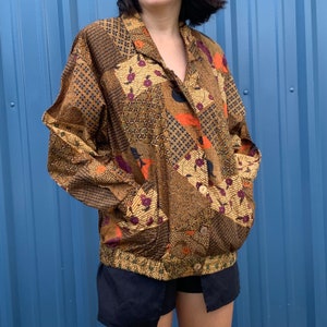 BLOUSE light jacket 90's Vintage C124 image 4