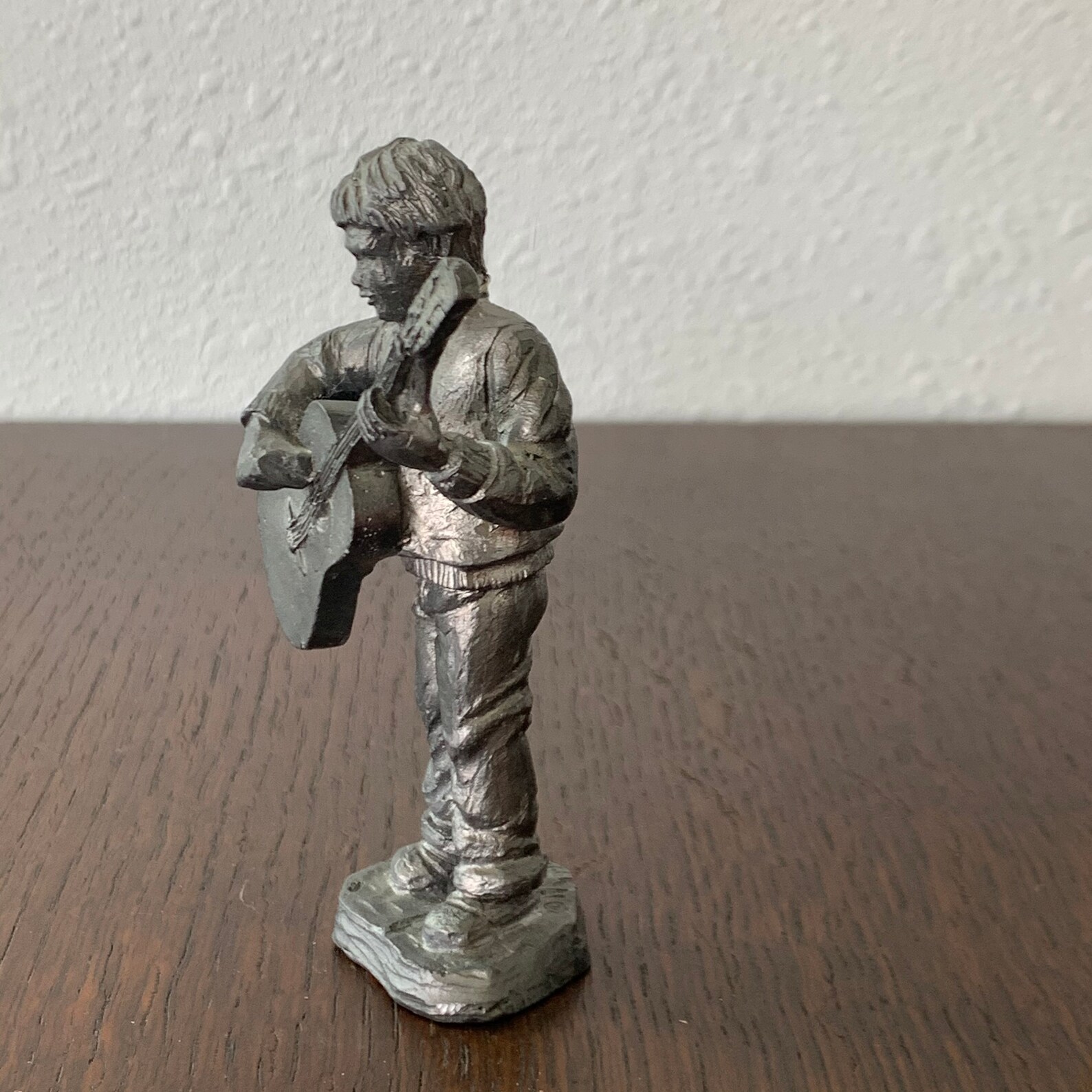 Vintage Michael Ricker Pewter Statue Vintage C147 Etsy