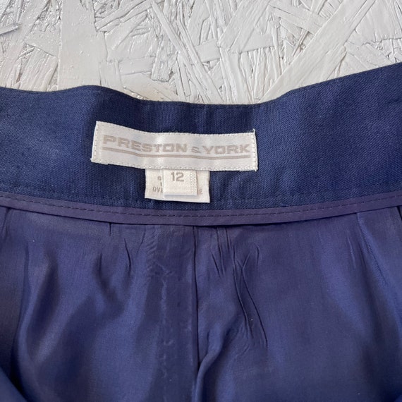 Vintage Preston & York High Waisted Wool Shorts 1… - image 4