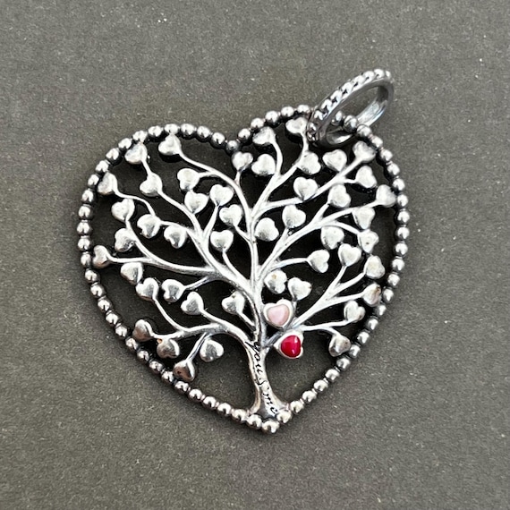 Pandora Family Tree Heart Necklace Genuine PANDORA 799153C01