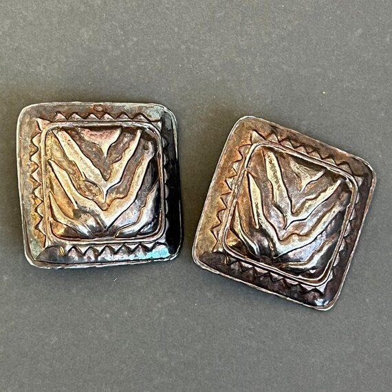 Vintage clip on earrings - image 5