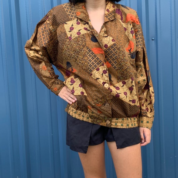 BLOUSE light jacket 90's Vintage |C124 - image 2