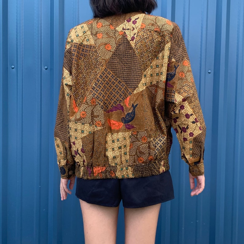 BLOUSE light jacket 90's Vintage C124 image 3