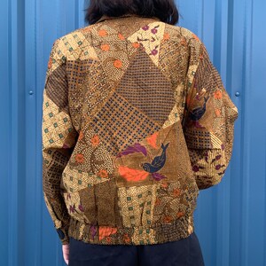 BLOUSE light jacket 90's Vintage C124 image 7