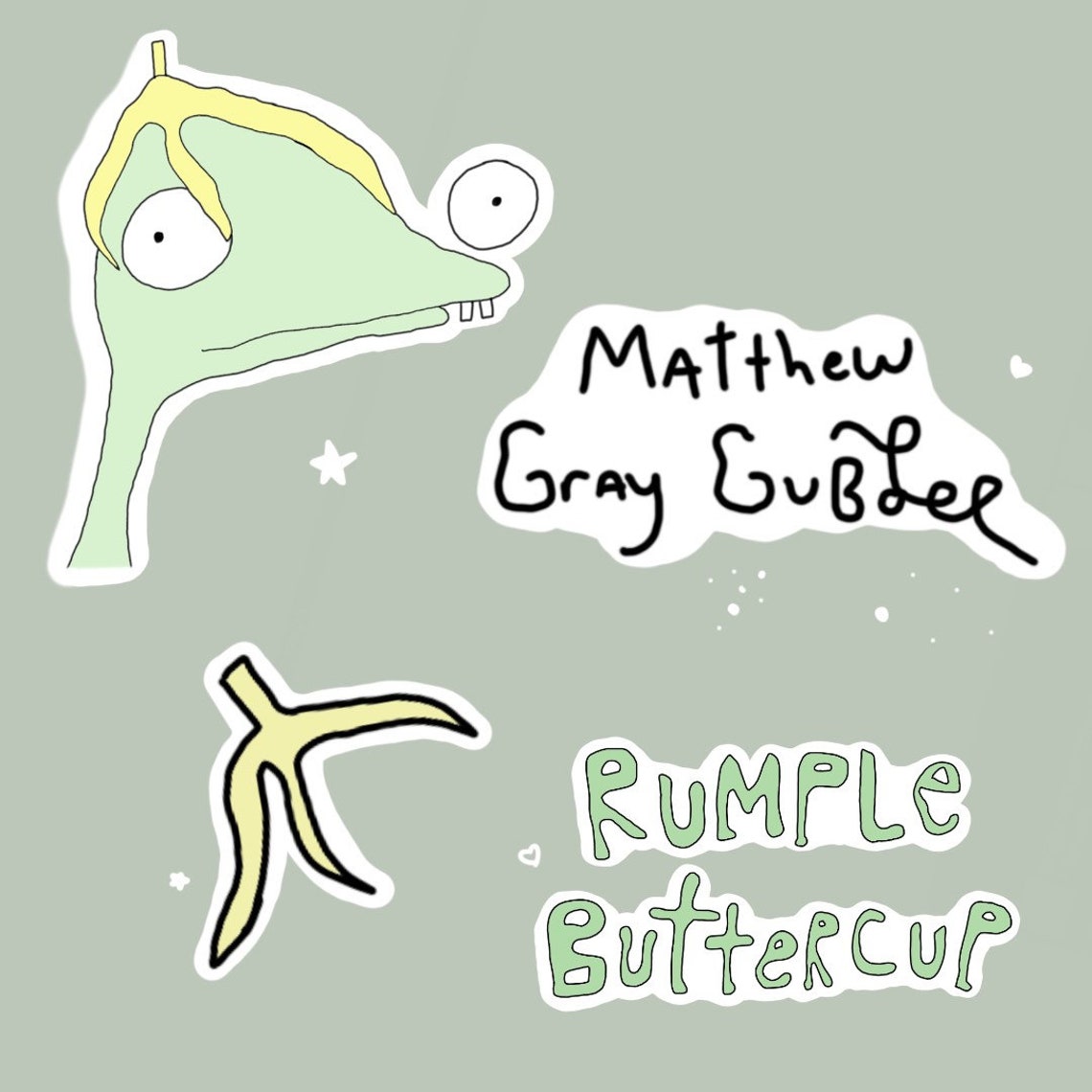 Rumple buttercup stickers Etsy