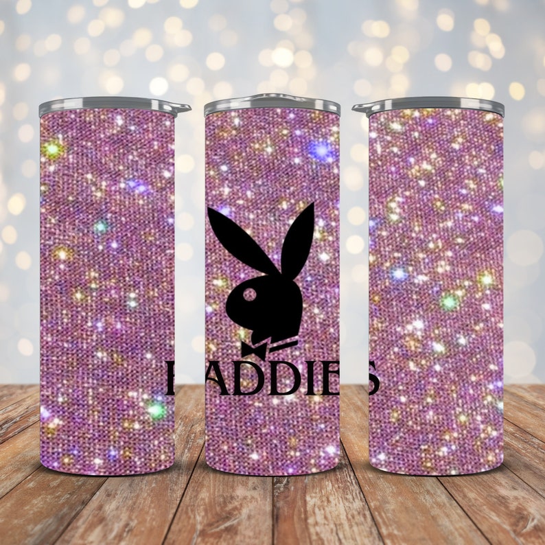 Sparkling Pink 'baddie' 20oz Tumbler Hot and Cold Drink Insulated Cup