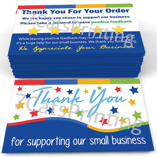 Etsy Review Card Etsy