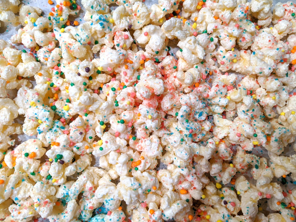 Puffs look like popcorn but no kernels. The corn is ground and Etsy