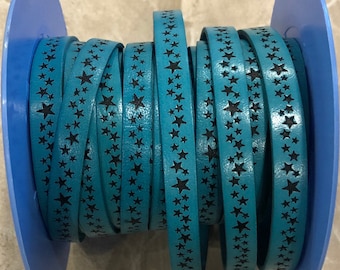 Ltd Edition COURO 10mm Plano - Estrelas por 1 metro