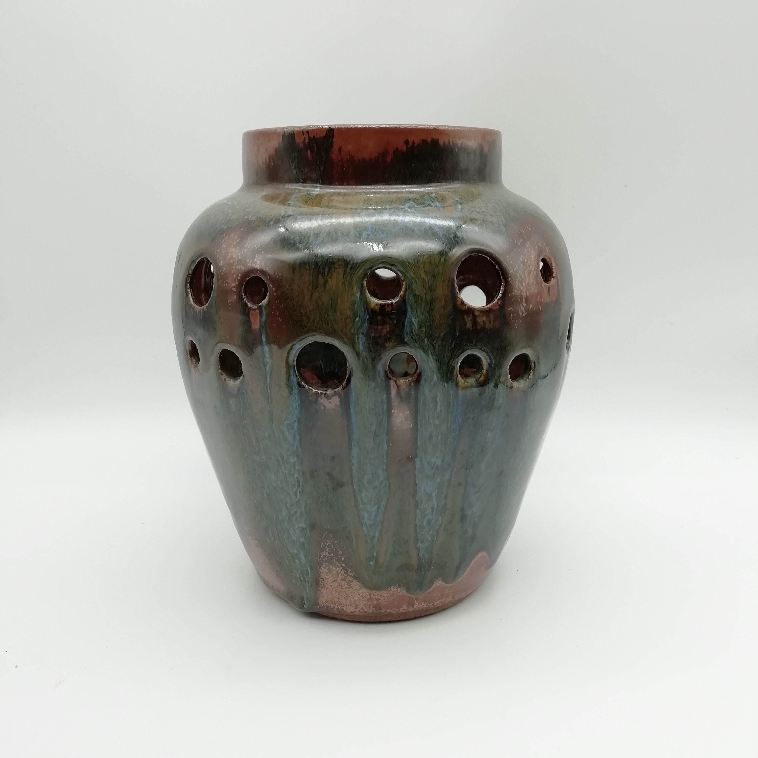 Vase en Terre Cuite Émaillée