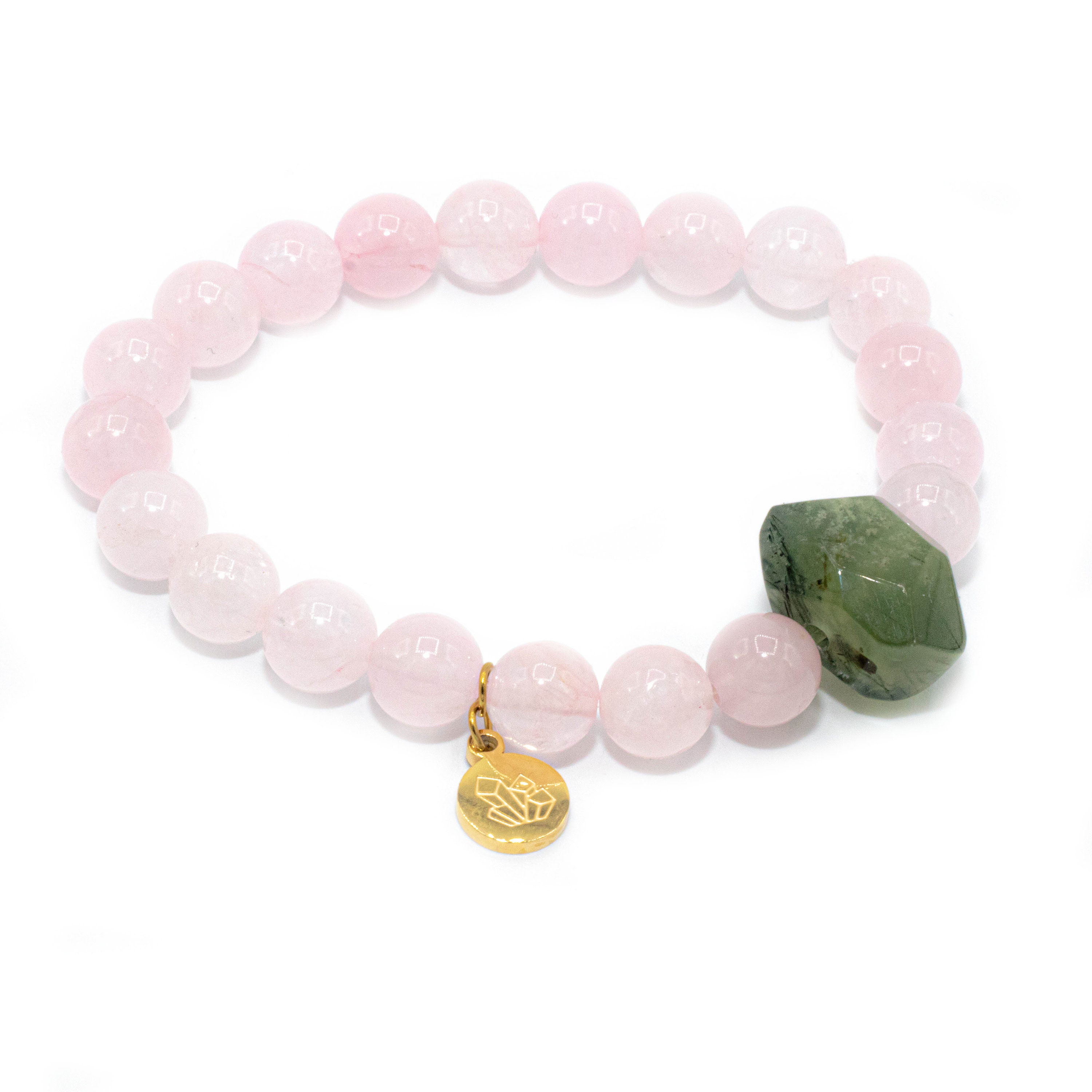 Pink Quartz Bracelet, Natural Bead Bracelet, Natural Stone Bracelet - Etsy