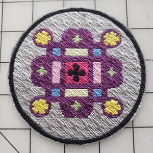 Machine Embroidery mosaic design