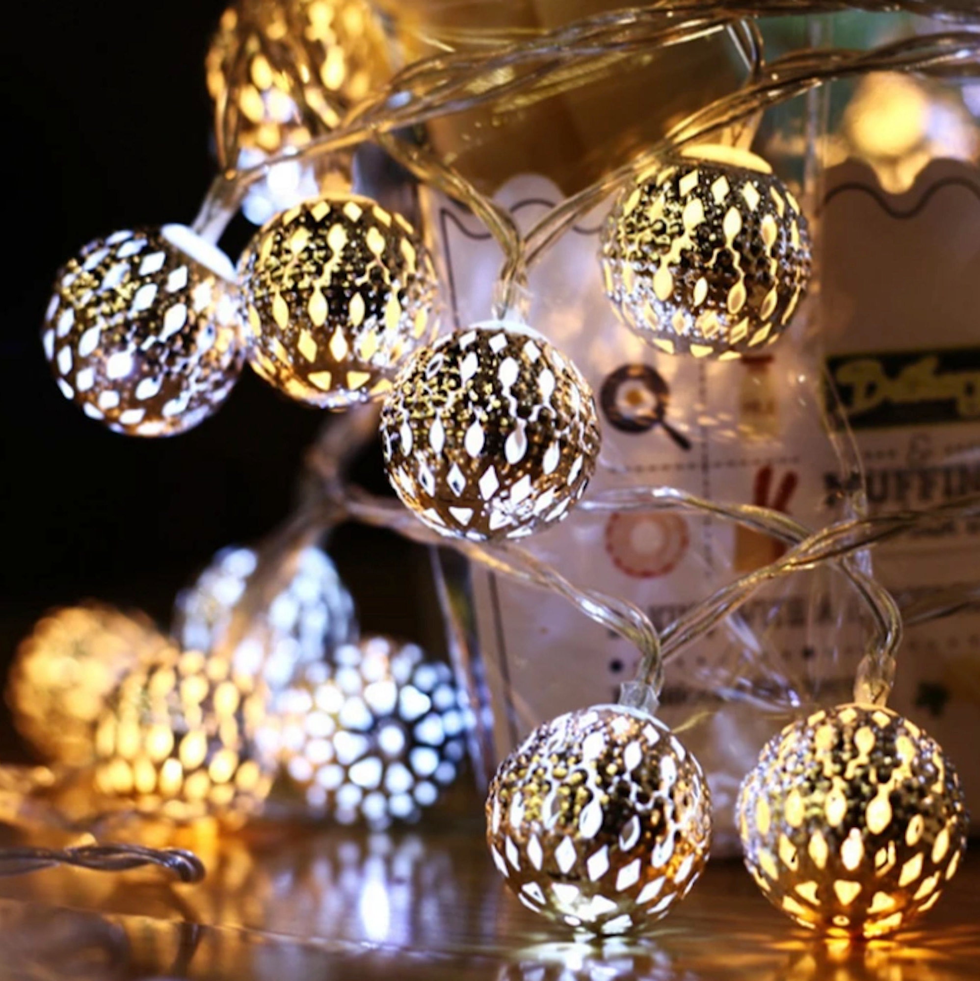 indoor moroccan string lights