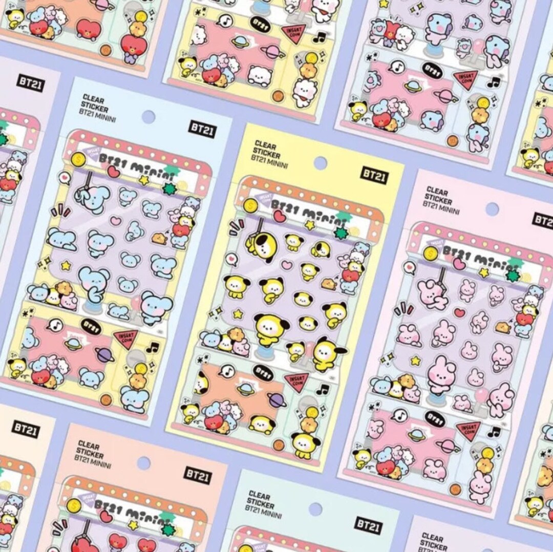 BTS Sticker Sheet free Stickers - Etsy
