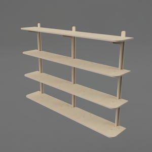 Shelfie  – Digital CNC Files for Download, Scandinavian design
