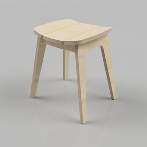 Opstapje Eamy – Digitale CNC-bestanden om te downloaden, Scandinavisch design