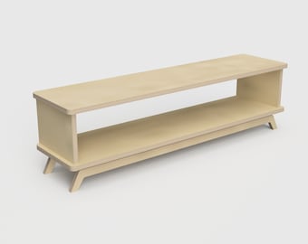 CNC plans (DXF, SVG)  - Coffee table Cham  - Scandinavian design (digital download)