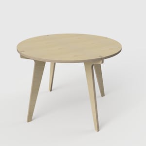 Knockdown table Narim (digital files for download, CNC furniture files, scandinavian design, CNC table file)