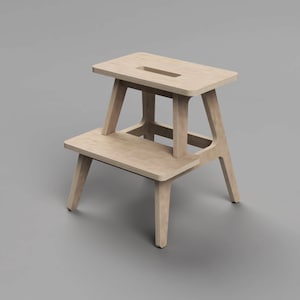 Opstapje – Digitale CNC-bestanden om te downloaden, Scandinavisch design
