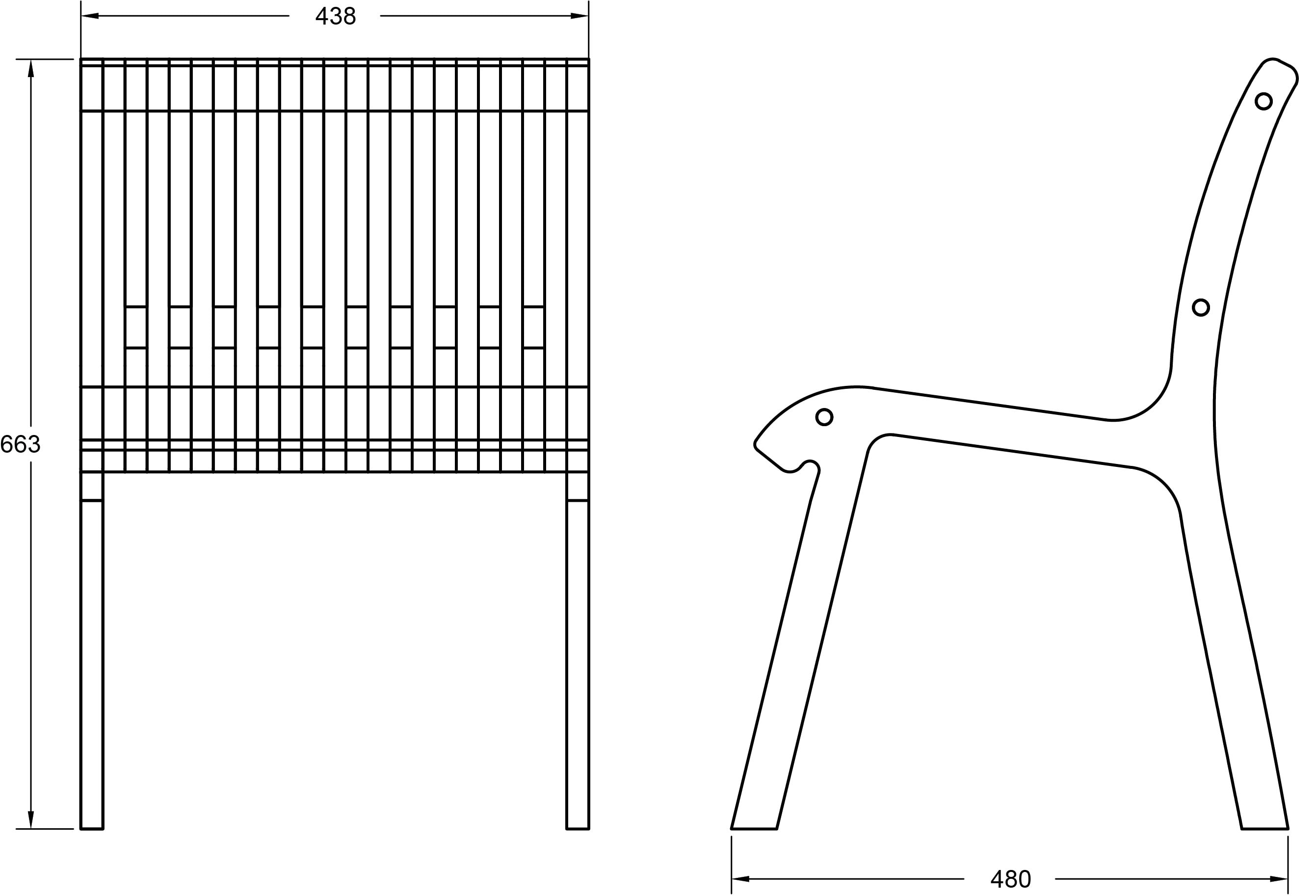 Stacky Chair digital Files for CNC CNC Furniture Files Etsy