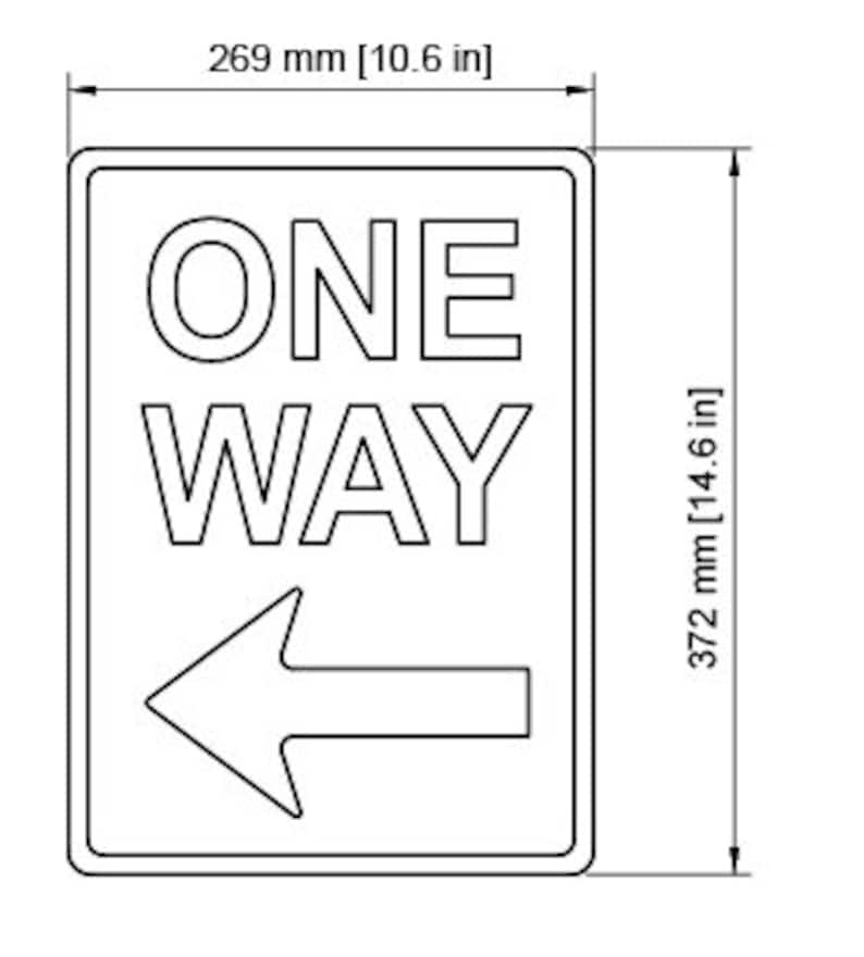 One Way Df CNC 3D Model (dxf, Step, F3d, Svg) - ONE WAY Sign - Scandinavian Design ...