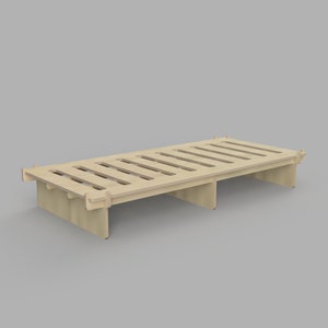 Day bed Sleepy – Digital CNC Files for Download, Scandinavian design