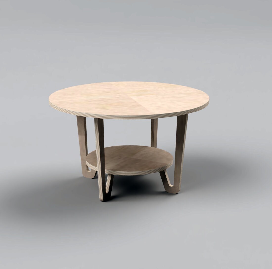 Coffee table II CNC files 3/4 plywood furniture CNC Etsy