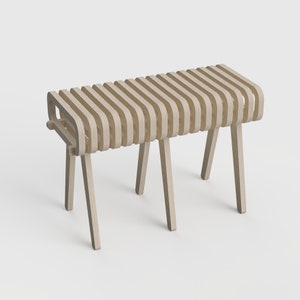Pocket stool Wide – Digital CNC Files for Download, Scandinavian design