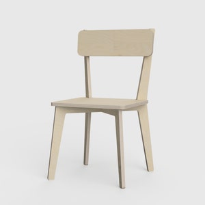 Sedia da pranzo – File CNC digitali da scaricare, design scandinavo