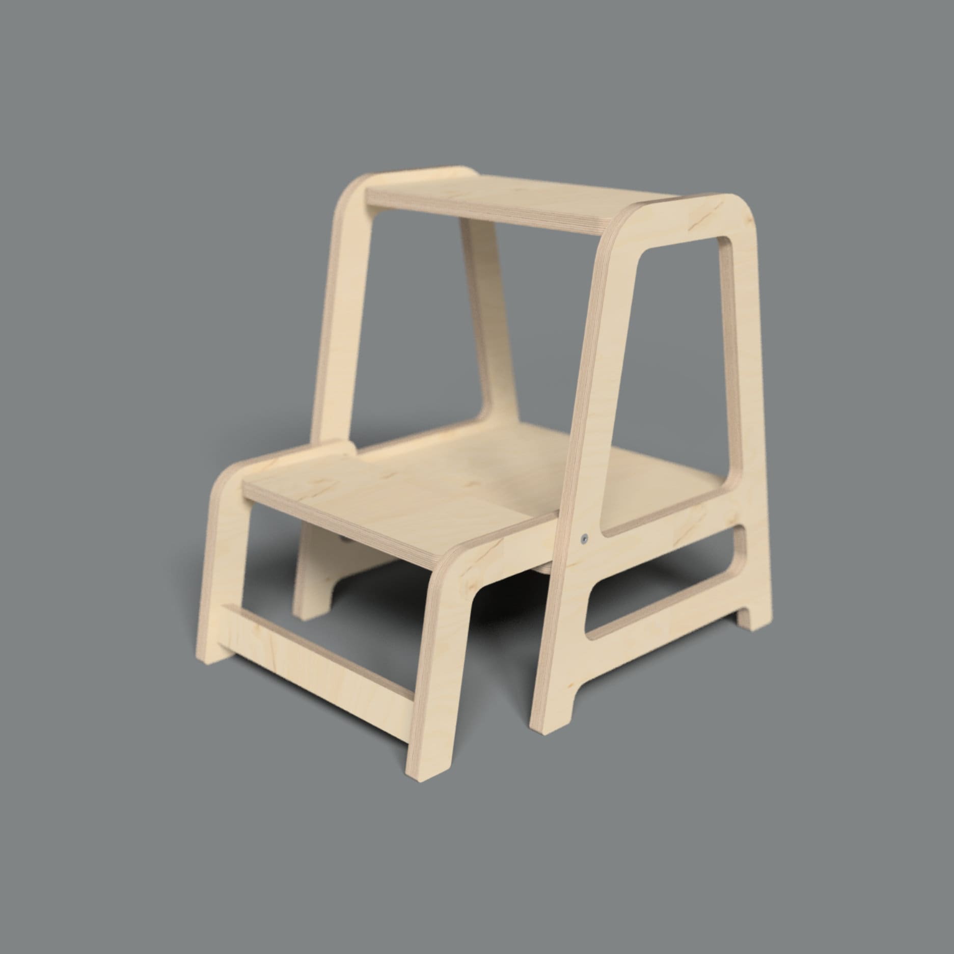 Foldable Step Stool – Digital CNC Files for Download Foldable Step Stool – Digital CNC Files for Download