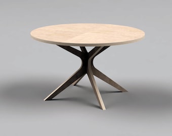 CNC plans (DXF, SVG)  - Skaga Coffee table - Scandinavian design (digital download)