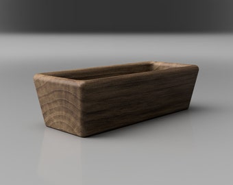 Modello 3D CNC - Ciotola in legno massello // (download digitale)
